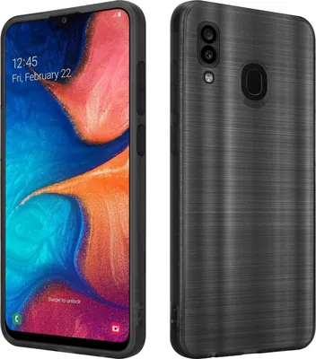 Produktbild von Cadorabo Hülle für Samsung Galaxy A20 / A30 / M10s Schutz Hülle in Schwarz Handyhülle TPU Silikon Etui Case