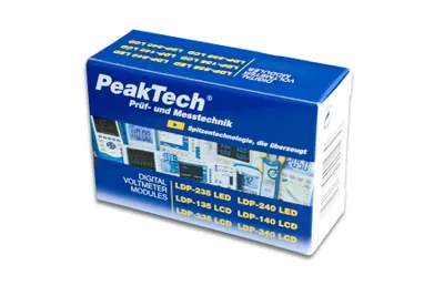 Produktbild von PeakTech LDP-135 - LCD Voltmeter-Einbaumodul 13 mm Ziffernhähe