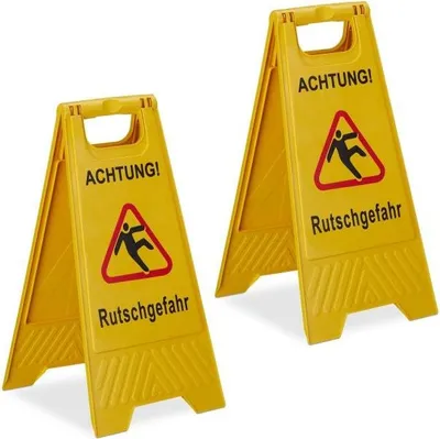 Produktbild von Aufsteller für Rutschgefahr im 2er-Set