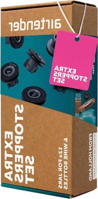 Zdjęcie produktu dla Zatyczki do wina z tworzywa sztucznego, zestaw do beczek, 12 sztuk