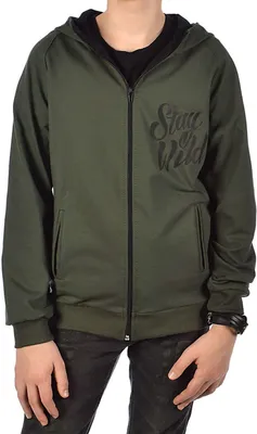 Produktbild von BEZLIT Jungen Sweatjacke mit Logo Print Olivegrün 104