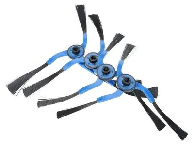 Image de Brosses latérales de rechange - Lot de 4 - pour aspirateurs robots - Ensemble de 4 brosses latérales