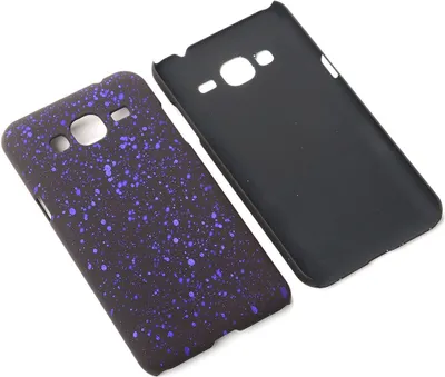 Produktbild von Handy Hülle Schutz Case Bumper Schale für Samsung Galaxy J3 3D Sterne Lila