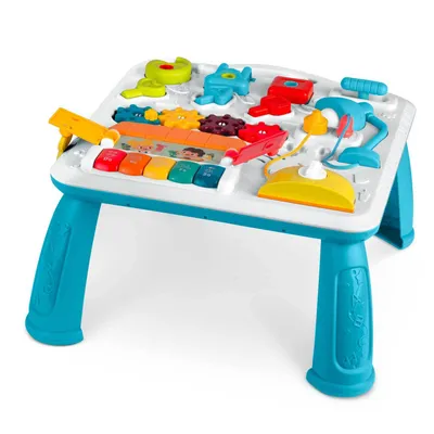 Obrázek produktu pro Ricokids 782000 Výukový stolek s hudbou a zvukem, modrý