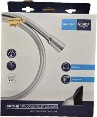Produktbild von Grohe Brauseschläuche - Duschschlauch VitalioFlex Silver Long-Life 1 m, verchromt
