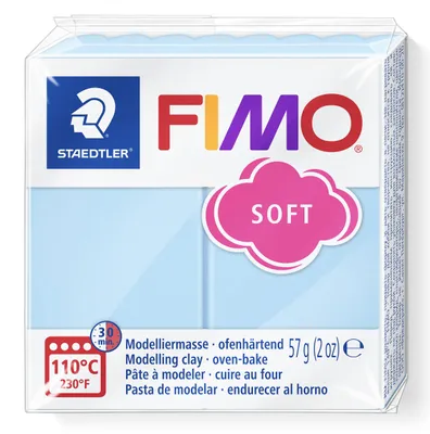 Produktbild von STAEDTLER FIMO soft 8020 ofenhärtende Modelliermasse Einzelprodukt, 57g, aqua