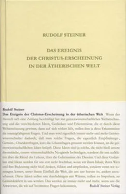 Obrázek produktu pro Das Ereignis der Christus-Erscheinung in der ätherischen Welt
