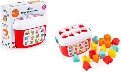 Produktbild von Lernspielzeug TULIFUN Korb zum Sortieren von Formen TF30120