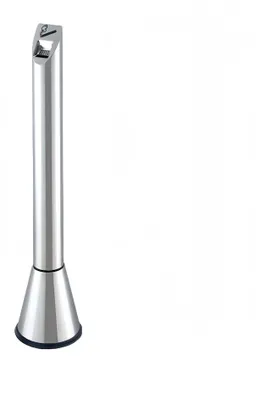 Productafbeelding van Decopatent - Grote Staande Asbak RVS - Rookpaal Peukenzuil voor Binnen & Buiten - Vrijstaande ronde Hoge Asbak - Afm: 25 x 25 x 110 Cm.