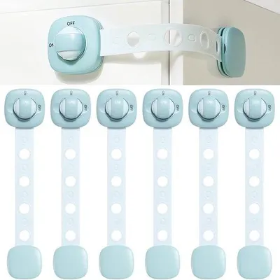 Produktbild von Verstellbare Kindersicherheitsbeugel 6-teilig für Möbel