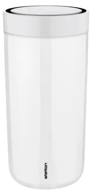 Immagine prodotto di Stelton To Go Click Becher, Trinkbecher, Cup, Edelstahl, Kunststoff, Chalk, 400 ml, 685-3