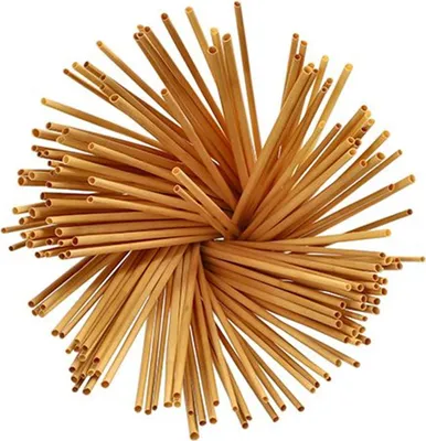 Produktbild von PAPSTAR Stroh-Trinkhalme "pure" 230 mm natur 150 Stück