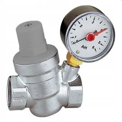 Produktbild von AQUA HEATING Druckminderer Wasser mit Manometer  3/4 Zoll Wasserdruckregler mit Siebfilter Druckminderventil Druckregler Messing Membran MBR