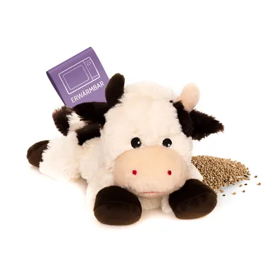 Produktbild von Habibi Plush Classic Wärmetier Kuh liegend  Kuscheltier Wärmekissen Wärmflasche