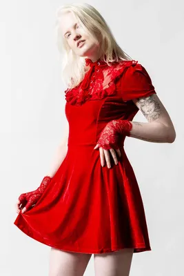 Produktbild von Killstar Skater Kleid - Evernight Scarlet M
