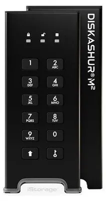 Obrázek produktu pro iStorage diskAshur 2, 500 GB, 3.2 Gen 1 (3.1 Gen 1), 5400 ot/min, Černá