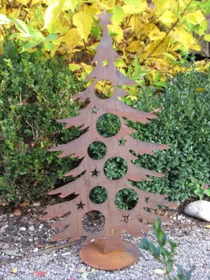 Immagine prodotto di Abete decorativo in acciaio inox, piccolo