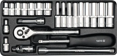 Produktbild von 23-teiliger Werkzeugsatz 1/4" – YT-14421