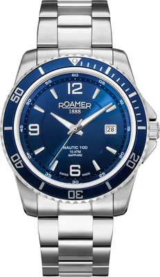 Produktbild von Roamer Herren Uhr Analog Quarz 862844 41 45 20 Nautic 100 Edelstahl