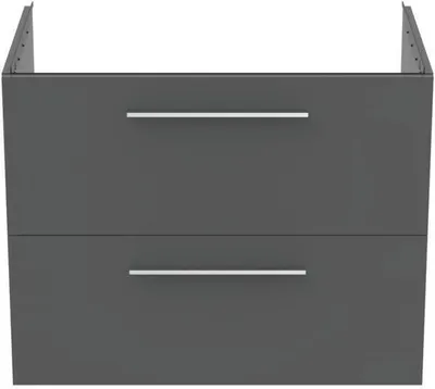 Produktbild von Waschtischunterschrank i.life B 800x505x630mm, 2 Auszüge Quarzgrau matt 800 x 505 x 630 mm, 2 Auszüge