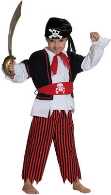Produktbild von Pirat Junge Kinderkostüm 3-tlg. 152