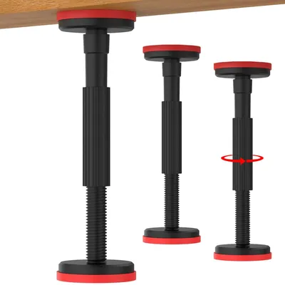 Immagine prodotto di 2 supporti di montaggio, regolabili in altezza da 18 a 44 cm, supporti telescopici, con portata massima di 200 kg