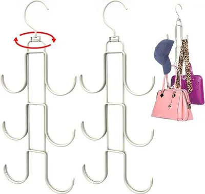 Produktbild von Famanu Handtaschenhalter 2 Stück - Weiß