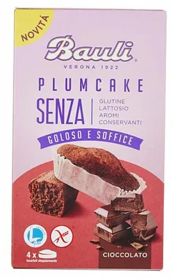 Zdjęcie produktu dla Bezglutenowe czekoladowe ciasto ze śliwkami Senza Glutine 132g - Bauli