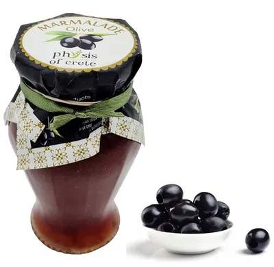 Produktbild von Physis Of Crete Olivenmarmelade 250g Süß-Salziger Geschmack Griechischer Oliven