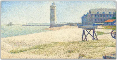 Produktbild von Coloray Bild aus Leinwand 100x50 Leinwand Dekoration - Leuchtturm Wasser
