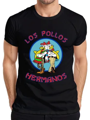 Obrázok produktu pre LOS POLLOS HERMANOS Fast Food kultová séria fanúšikov kultový fanart pánske tričko, čierna, L