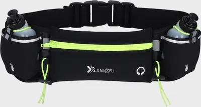 Produktbild von Huefttasche Laufguertel mit Wasserflaschen Telefon Tasche wasserdicht fuer Sport Fitness