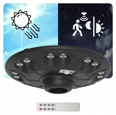 Immagine prodotto di Lampada solare per esterni Kobi con sensore di movimento e telecomando