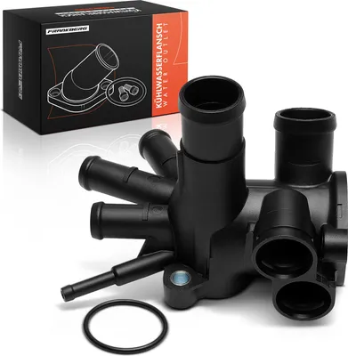 Immagine prodotto di Frankberg 1x flangia refrigerante uscita acqua per VW Golf 2 19E 1G1 Jetta II Polo Seat Ibiza