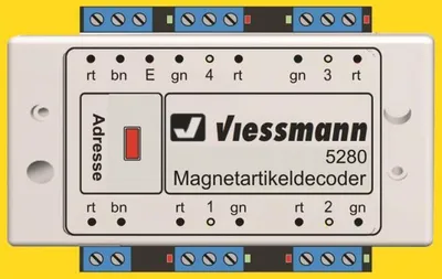 Immagine prodotto di Viessmann 5280 Decodificatore multiprotocollo per commutatori e deviatori
