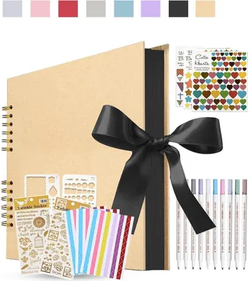 Produktbild von Fotoalbum zum Selbstgestalten KASZOO 80 Seiten DIY Fotobuch, Abschluss Geschenk, Geburtstag, Hochzeit, Valentinstag