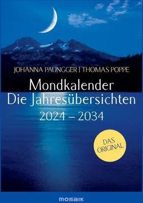 Produktbild von Mondkalender - die Jahresübersichten 2024-2034