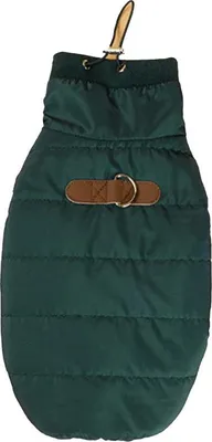 Image de INF Harnais Gilet Chauffant pour Animaux - Vêtements d'Hiver Chien et Chat Vert XL