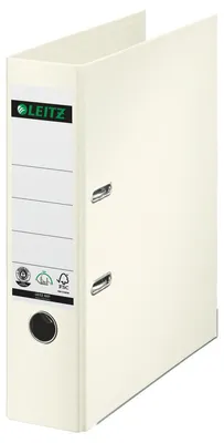 Produktbild von Ordner Pappe A4 180 Grad 80mm weiß Packung mit 10 Stück