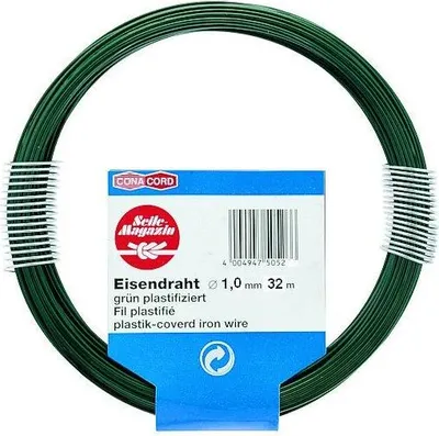 Produktbild von Conacord Eisendraht Ø 1 mm x 32 m grün