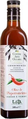 Produktbild von Exv. Olivenöl mit Chili 500 ml. - Coppini Arte Olearia