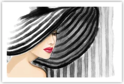 Produktbild von Poster - Poster ohne Rahmen - frau stil mode - 91,5x61 cm - Wand Bild - Wanddeko - Wandbilder - Kunstposter - Wandposter - Bilder - Kunstdruck - Wanddekoration - Wandbild - P2XAA91x61-3926