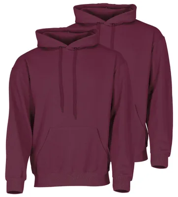 Produktbild von Doppelpack Fruit of the Loom Classic Kapuzen-Sweat Herren Hoodie 2er Pack + GRATIS MyShirt Stoffbeutel
