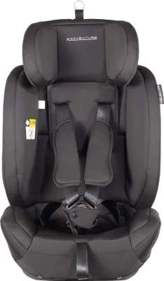 Produktbild von XAdventure Autositz Grow Fix Gruppe 1/2/3 I-Size Schwarz