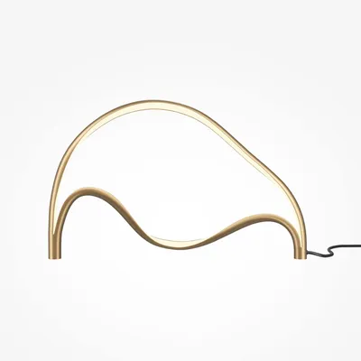 Produktbild von LED Tischleuchte Aluminium 24,5 cm in Messing 3000 K warmweiß 760 lm Modern