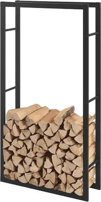 Produktbild von Kaminholzregal 80x150x25cm Brennholzregal Feuerholzregal Holzhalter