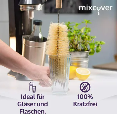 Produktbild von mixcover Nachhaltige Flaschenbürste aus Holz
