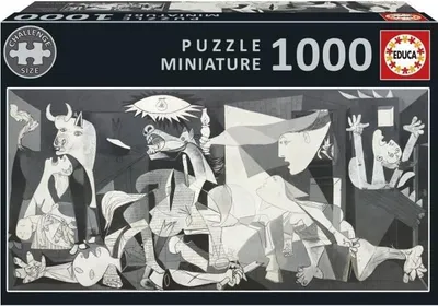 Immagine prodotto di Puzzle Educa Guernica P. Picasso Miniatura, 1000 pezzi, il puzzle più piccolo del mondo