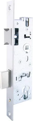 Produktbild von Wilka Rohrrahmen-Einsteckschloss 1438-30 rechts/links, PZ, 30/92/8, DIN, Falz, Stulp 24x245 mm nickelsilber lackiert