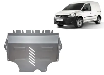 Produktbild von Aluminium Unterfahrschutz für Motor und Getriebe für den VW Caddy